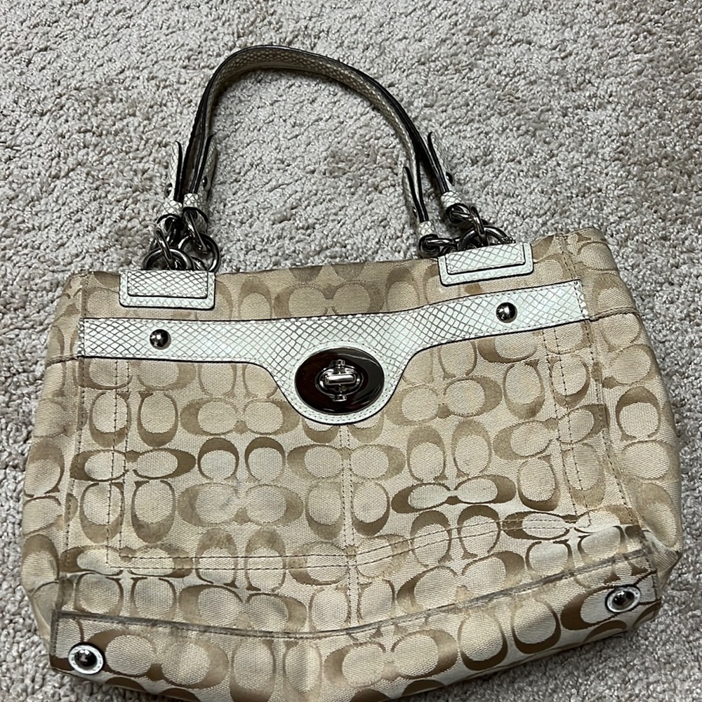 Authentic used Coach handbag